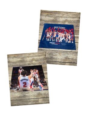 (2) Detroit Pistons Rally Towels